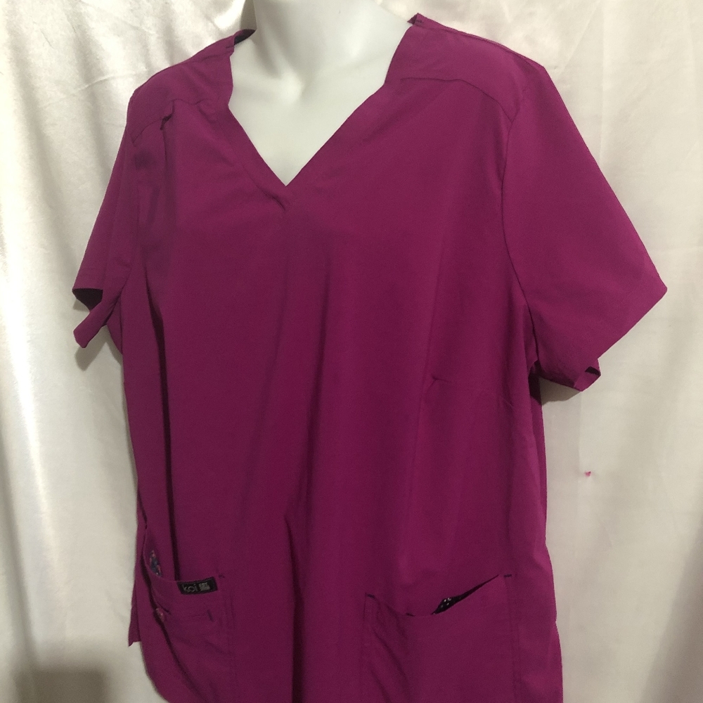 Koi Basics scrub top